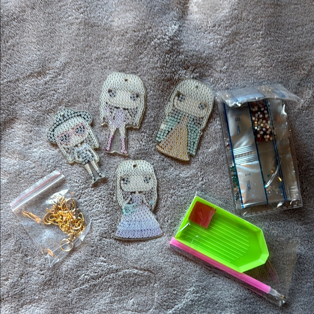 Swiftie Craft Kit Bedazzled Keychain Taylor Swift Diamond Painting Art Project